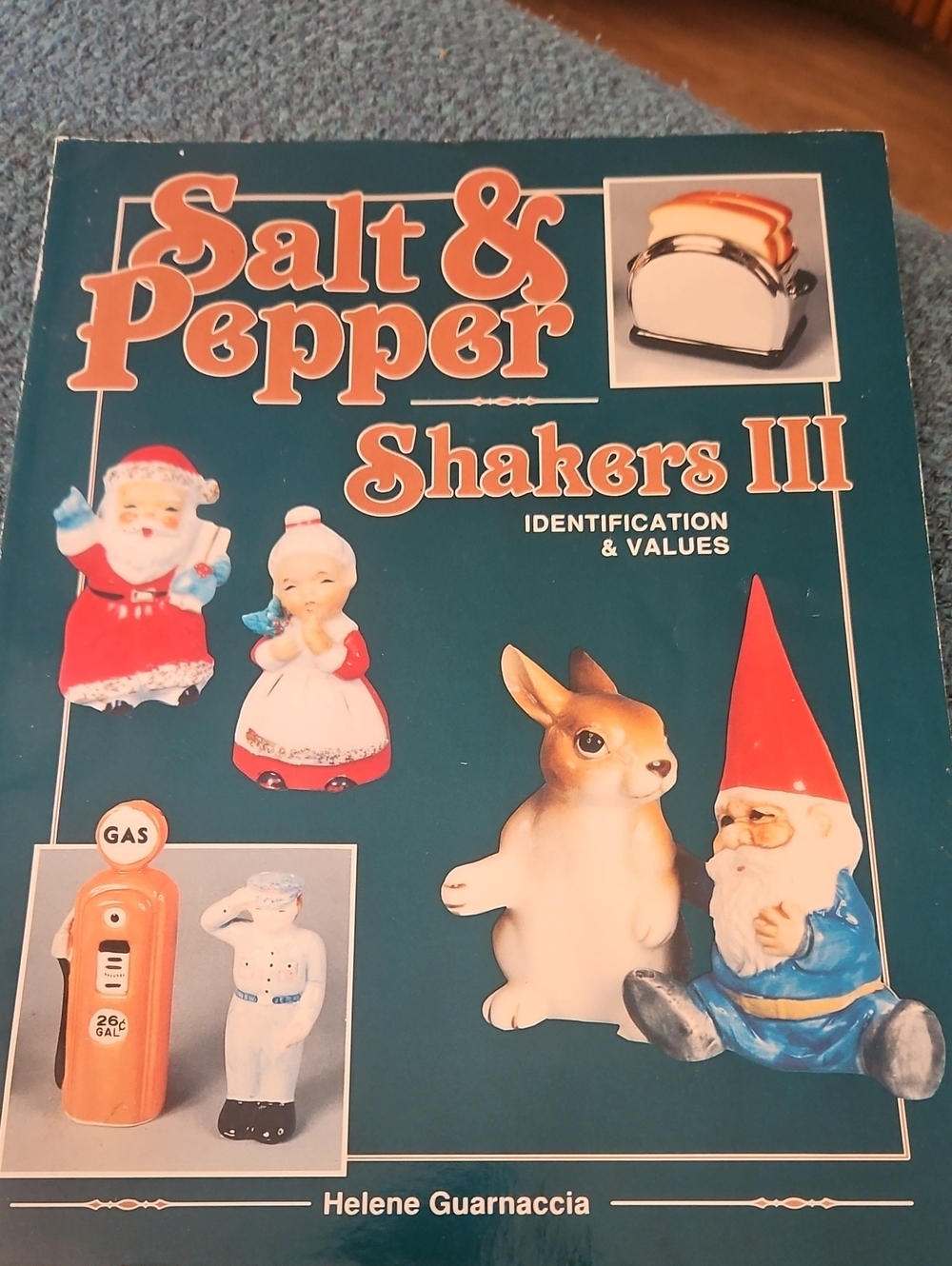 Salt & Pepper Shakers III Book by Helene Guarnaccia - Teal Cover